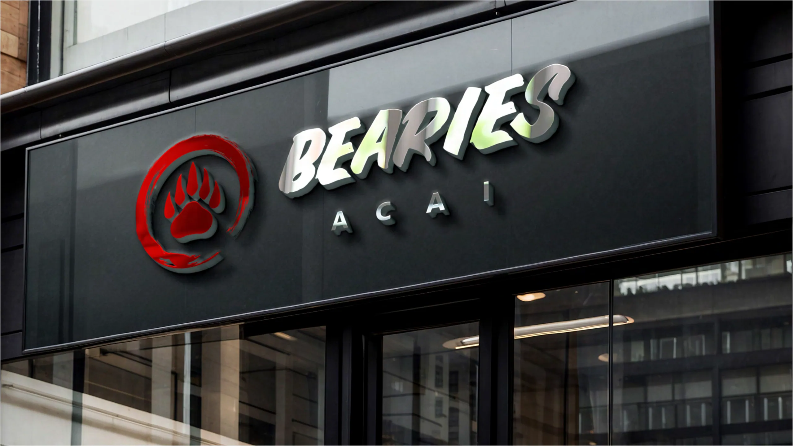 Bearies Açaí brand identity